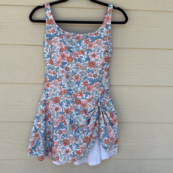 NWT Eomenie One Piece Tummy Control Swimdress Swimsuit Women's Bathing Suit - Picture 2 of 8